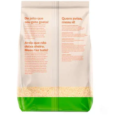 Meau Biodegradável Grãos Mistos