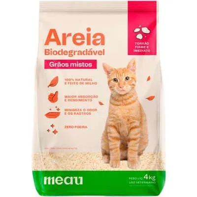 Meau Biodegradável Grãos Mistos